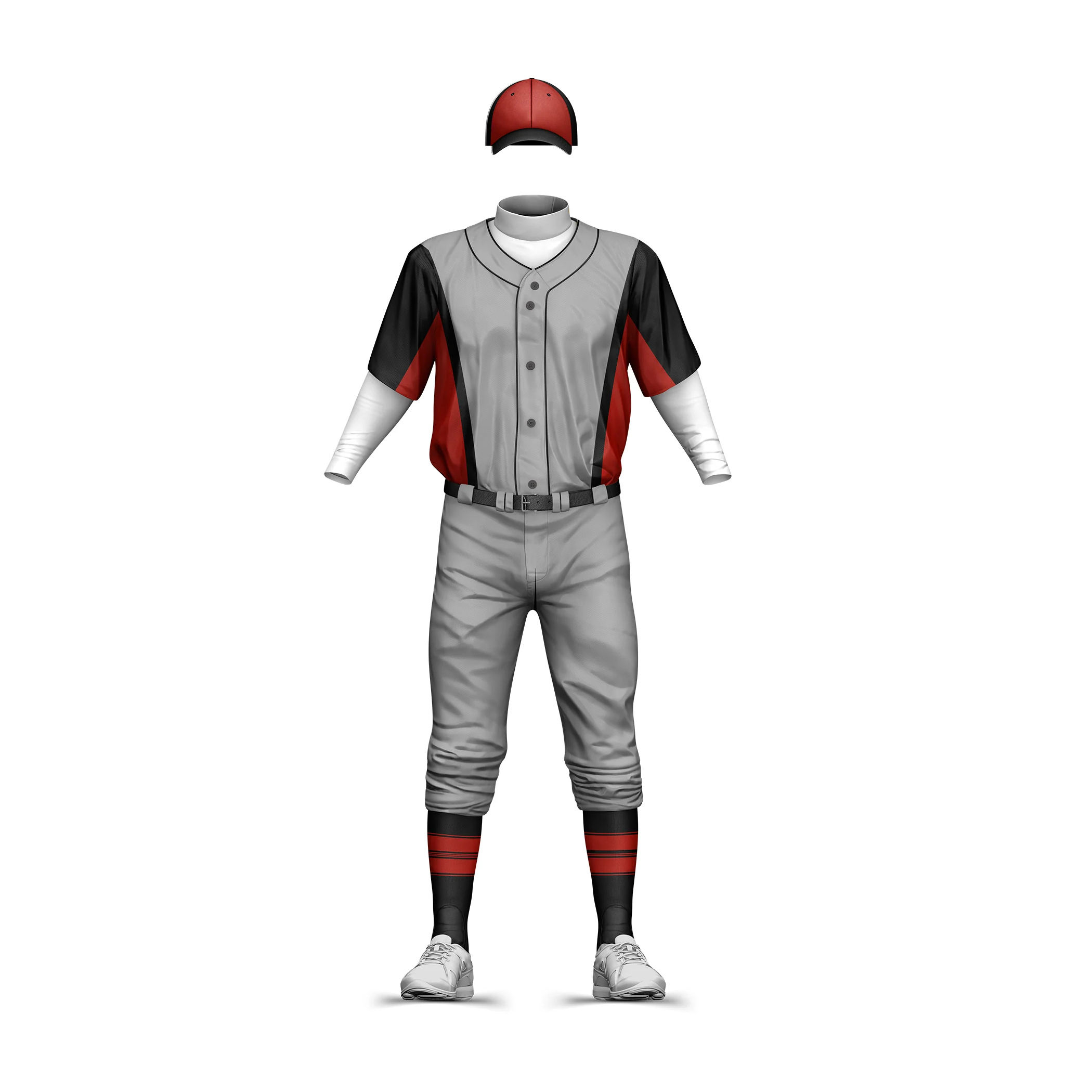 Oem Odm Sports Team Wear Adjustable Baseball Uniforms High Quality Material and Your Own Logo Baseball Uniform